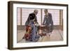 Postcard by Leopoldo Metlicovitz Created on Occasion of Premiere of Opera Madame Butterfly-Giacomo Puccini-Framed Giclee Print