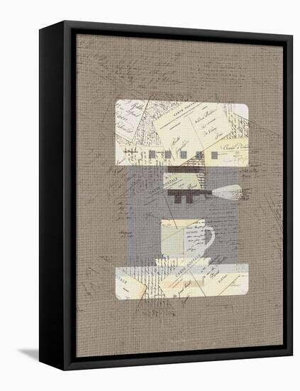 Postcard Coffee 3-Kimberly Allen-Framed Stretched Canvas