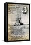 Postcard Commemorating Captain Scott's Ill-Fated Expedition to the South Pole, C1912-null-Framed Stretched Canvas