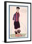 Postcard Depicting a Caricature of the Spanish Footballer Vicente Piera of Barcelona-Spanish School-Framed Giclee Print