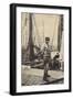 Postcard Depicting a Fisherman in Ostend-null-Framed Photographic Print