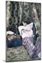 Postcard Depicting a Girl in a Brothel, Before 1914-null-Mounted Premium Giclee Print