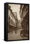 Postcard Depicting a Narrow Street Behind the Lamb-null-Framed Stretched Canvas