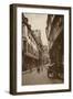Postcard Depicting a Narrow Street Behind the Lamb-null-Framed Photographic Print