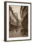 Postcard Depicting a Narrow Street Behind the Lamb-null-Framed Photographic Print