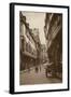 Postcard Depicting a Narrow Street Behind the Lamb-null-Framed Photographic Print