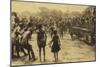 Postcard Depicting a Native Dance-null-Mounted Photographic Print