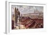 Postcard Depicting a View of Prague, C.1914-null-Framed Giclee Print