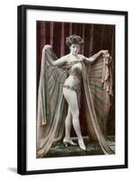 Postcard Depicting an Oriental Dancer-Stanislaus Walery-Framed Giclee Print