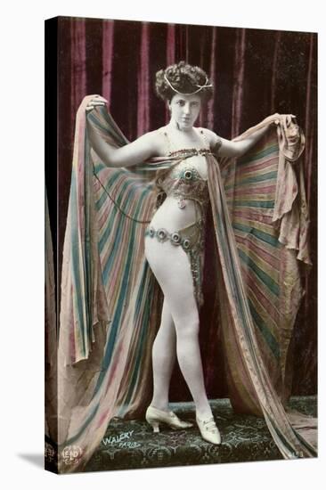 Postcard Depicting an Oriental Dancer-Stanislaus Walery-Stretched Canvas