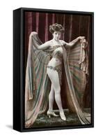 Postcard Depicting an Oriental Dancer-Stanislaus Walery-Framed Stretched Canvas