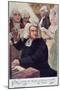 Postcard Depicting Johann Sebastian Bach-null-Mounted Giclee Print