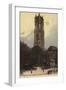 Postcard Depicting La Tour Saint-Jacques-null-Framed Photographic Print