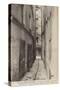 Postcard Depicting Old Paris-null-Stretched Canvas