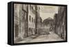 Postcard Depicting Old Paris-null-Framed Stretched Canvas