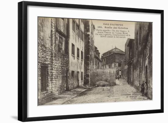 Postcard Depicting Old Paris-null-Framed Photographic Print