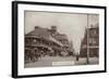 Postcard Depicting Rissik Street in Johannesburg-null-Framed Photographic Print