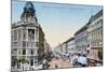 Postcard Depicting the Avenue Andrassy in Budapest, Hungary, 1913-null-Mounted Giclee Print