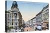 Postcard Depicting the Avenue Andrassy in Budapest, Hungary, 1913-null-Stretched Canvas