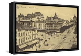 Postcard Depicting the Avenue De Keyser-null-Framed Stretched Canvas