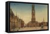 Postcard Depicting the Belfry of Bruges-null-Framed Stretched Canvas