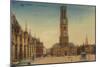 Postcard Depicting the Belfry of Bruges-null-Mounted Photographic Print