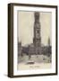 Postcard Depicting the Belfry of Bruges-null-Framed Photographic Print