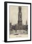 Postcard Depicting the Belfry of Bruges-null-Framed Photographic Print