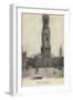 Postcard Depicting the Belfry of Bruges-null-Framed Photographic Print