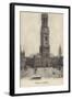 Postcard Depicting the Belfry of Bruges-null-Framed Photographic Print