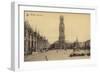 Postcard Depicting the Belfry of Bruges-null-Framed Photographic Print