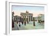 Postcard Depicting the Brandenburg Gate in Berlin, Pre 1914-null-Framed Giclee Print