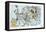 Postcard Depicting the Countries of Europe as Women-Gil Baer-Framed Stretched Canvas