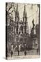 Postcard Depicting the Eglise Des Reformes and the Monument Des Mobiles-null-Stretched Canvas