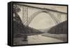 Postcard Depicting the Kaiser Wilhelm Bridge-null-Framed Stretched Canvas