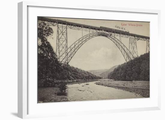 Postcard Depicting the Kaiser Wilhelm Bridge-null-Framed Photographic Print