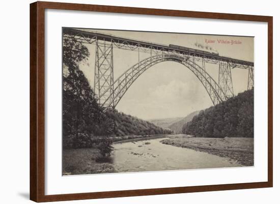 Postcard Depicting the Kaiser Wilhelm Bridge-null-Framed Photographic Print