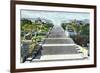 Postcard Depicting the Potemkin Steps, Odessa, circa 1900-null-Framed Giclee Print