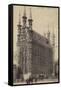 Postcard Depicting the Town Hall in Leuven-null-Framed Stretched Canvas