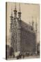 Postcard Depicting the Town Hall in Leuven-null-Stretched Canvas