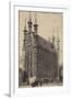 Postcard Depicting the Town Hall in Leuven-null-Framed Premium Photographic Print