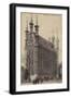 Postcard Depicting the Town Hall in Leuven-null-Framed Photographic Print