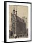Postcard Depicting the Town Hall in Leuven-null-Framed Photographic Print