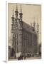 Postcard Depicting the Town Hall in Leuven-null-Framed Photographic Print