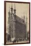 Postcard Depicting the Town Hall in Leuven-null-Framed Photographic Print