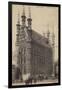 Postcard Depicting the Town Hall in Leuven-null-Framed Photographic Print