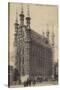 Postcard Depicting the Town Hall in Leuven-null-Stretched Canvas