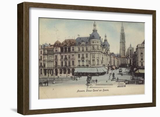 Postcard Depicting the Vieux Canal Au Sucre-null-Framed Photographic Print