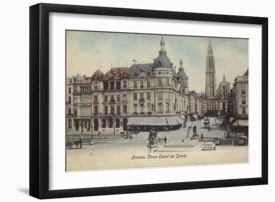 Postcard Depicting the Vieux Canal Au Sucre-null-Framed Photographic Print