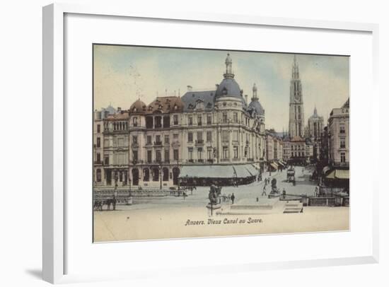 Postcard Depicting the Vieux Canal Au Sucre-null-Framed Photographic Print